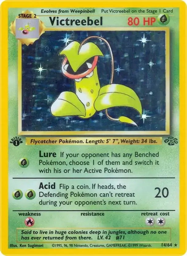 Victreebel [1st Edition] - Pokemon Jungle #14