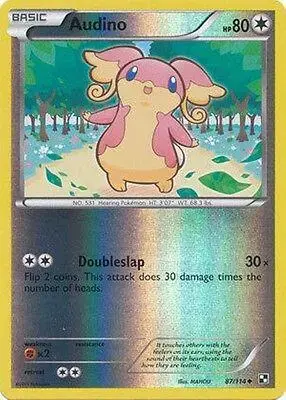 Audino [Reverse Holo] - Pokemon Black & White #87