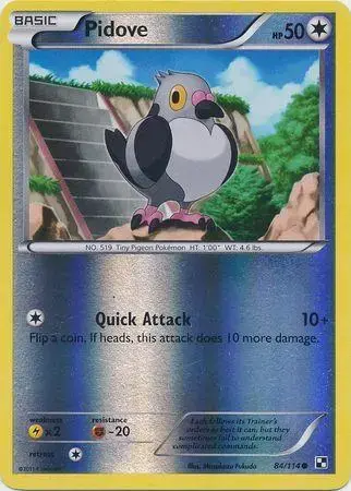 Pidove [Reverse Holo] - Pokemon Black & White #84