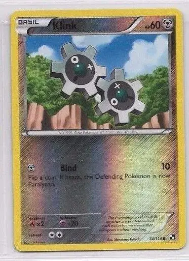 Klink [Reverse Holo] - Pokemon Black & White #74