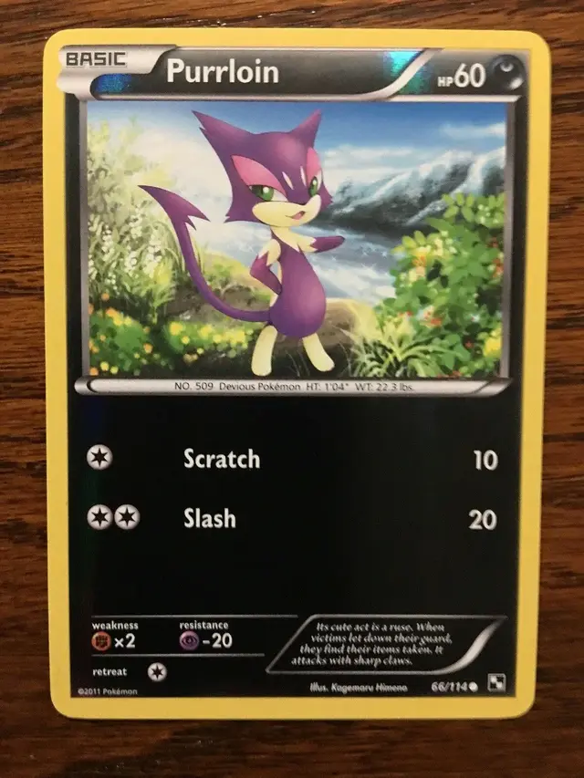 Purrloin [Reverse Holo] - Pokemon Black & White #66