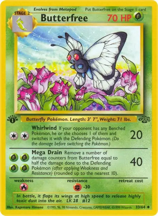 Butterfree [1st Edition] - Pokemon Jungle #33