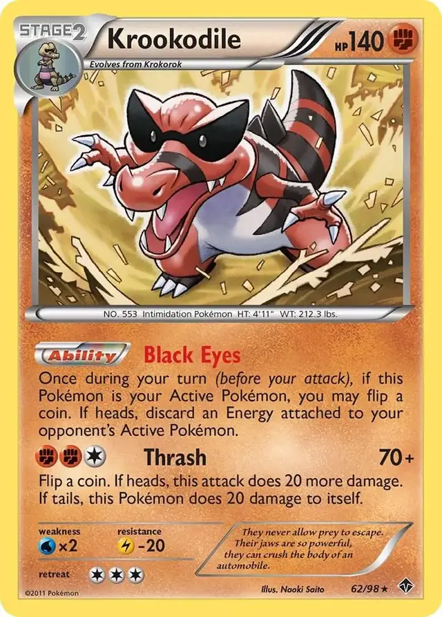 Krookodile - Pokemon Emerging Powers #62