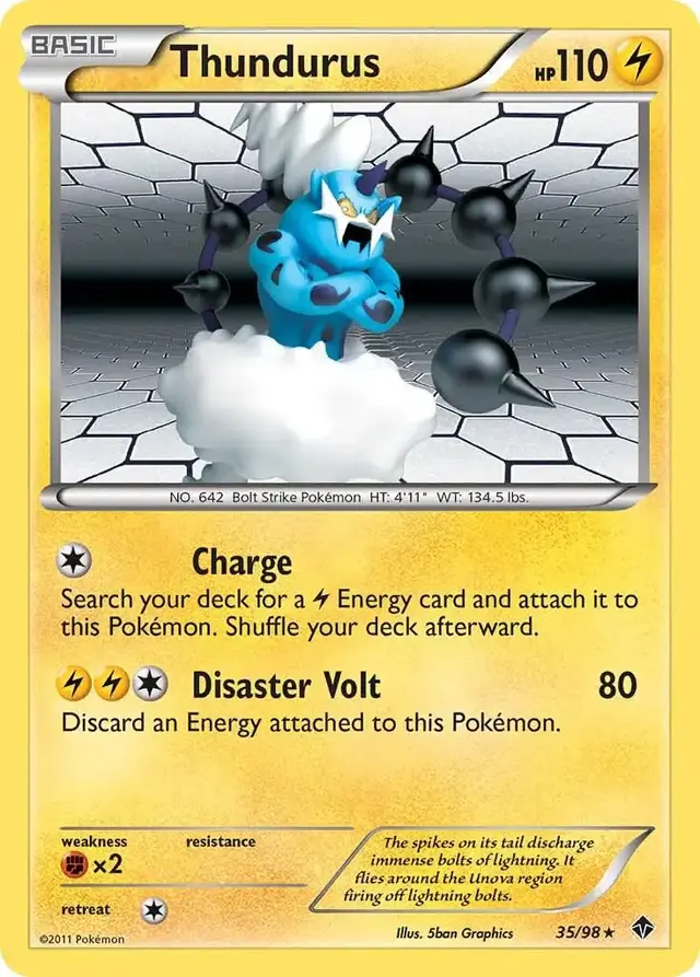 Thundurus - Pokemon Emerging Powers #35