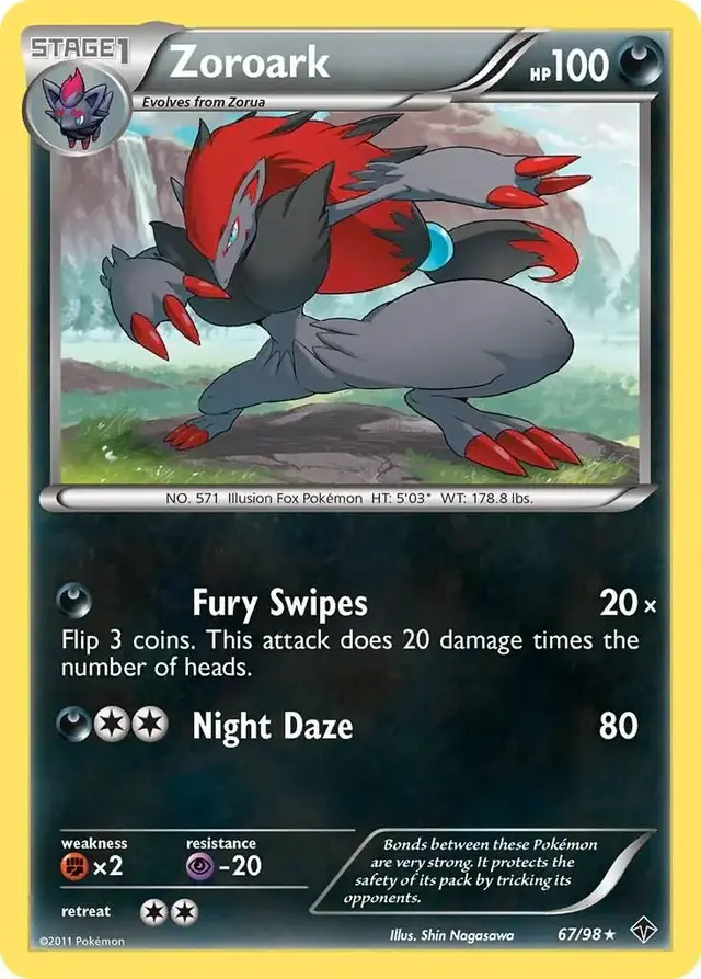 Zoroark - Pokemon Emerging Powers #67