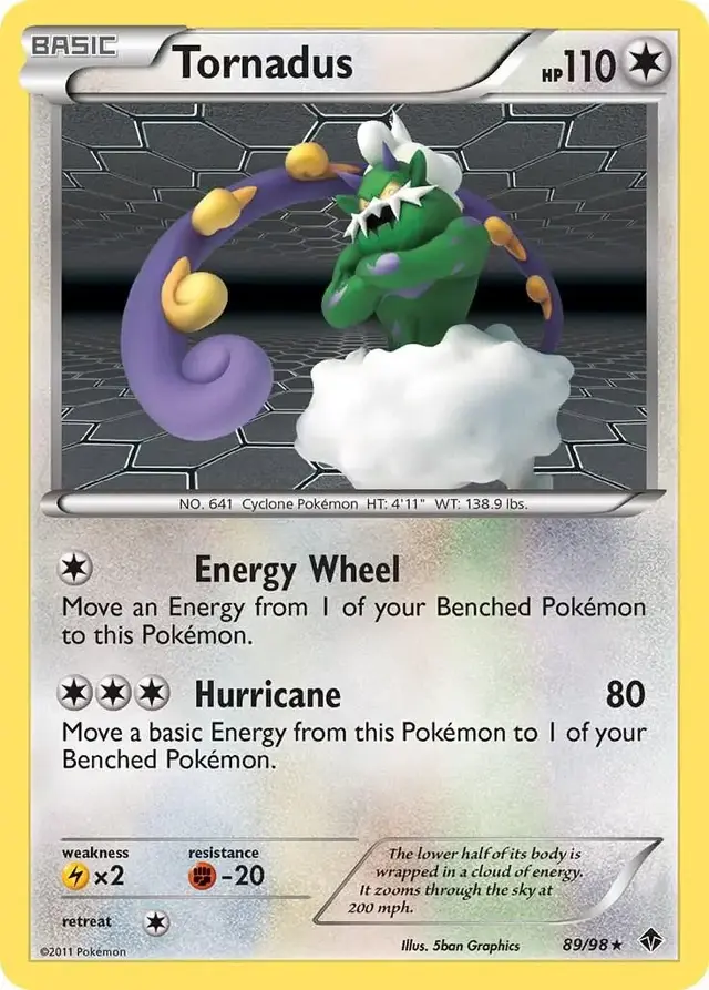 Tornadus - Pokemon Emerging Powers #89