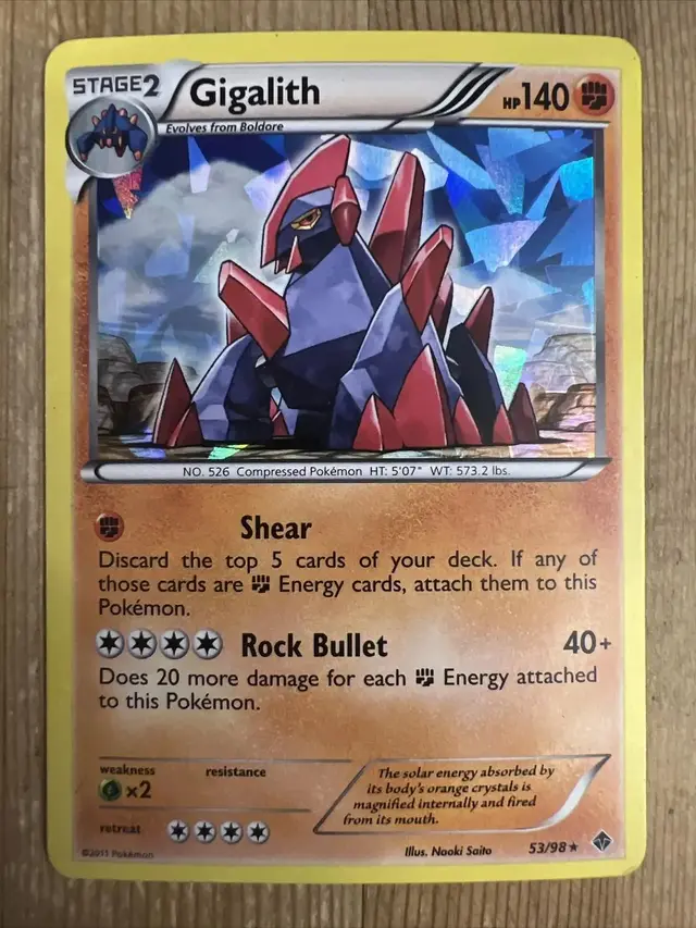 Gigalith [Cracked Ice] - Pokemon Emerging Powers #53