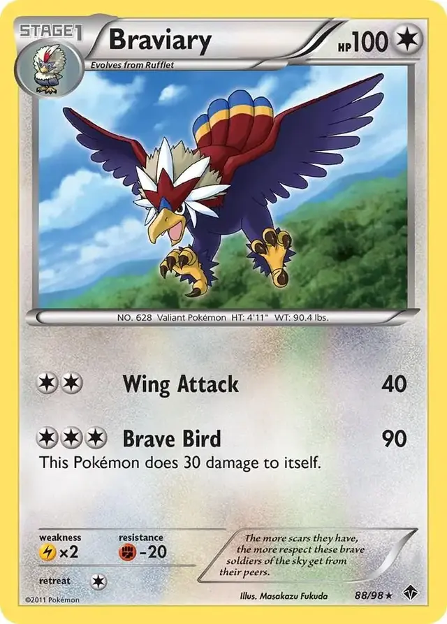 Braviary - Pokemon Emerging Powers #88