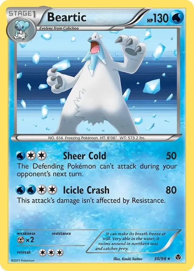Beartic - Pokemon Emerging Powers #30