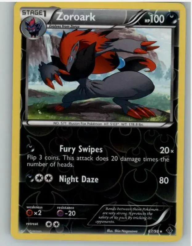 Zoroark [Reverse Holo] - Pokemon Emerging Powers #67