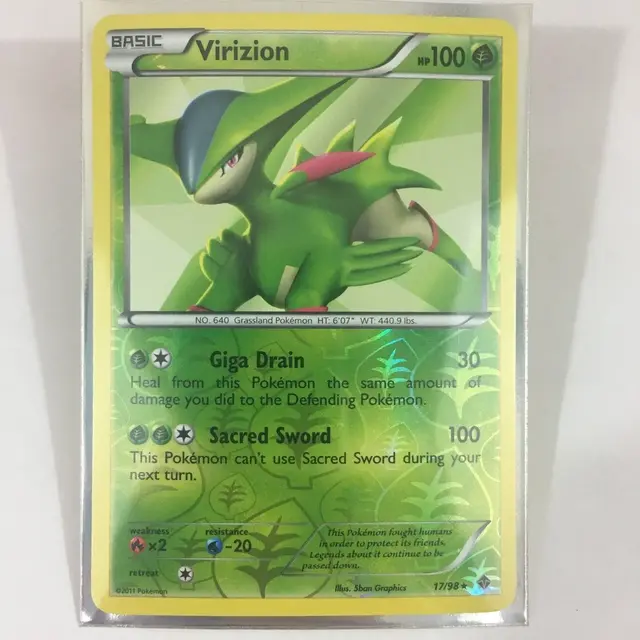Virizion [Reverse Holo] - Pokemon Emerging Powers #17
