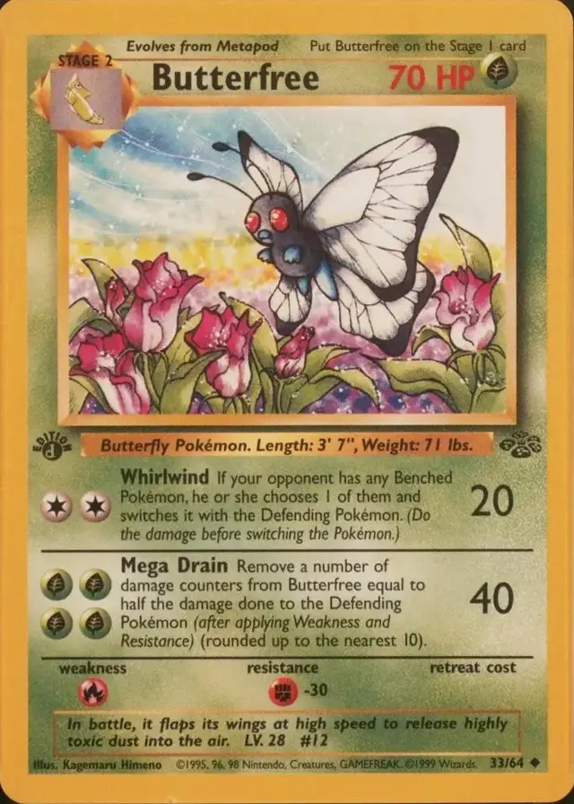 Butterfree [D Edition Error] - Pokemon Jungle #33