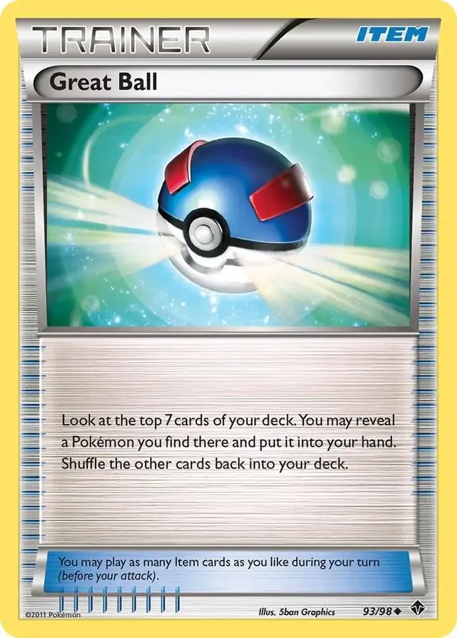 Great Ball - Pokemon Emerging Powers #93