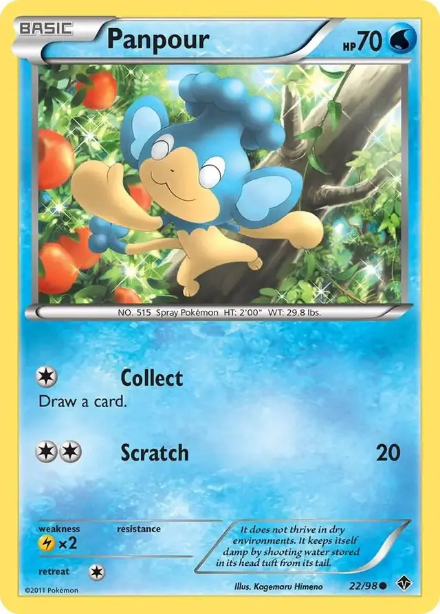 Panpour - Pokemon Emerging Powers #22
