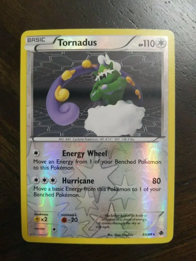 Tornadus [Reverse Holo] - Pokemon Emerging Powers #89