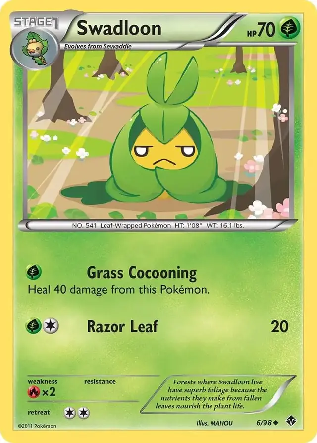 Swadloon - Pokemon Emerging Powers #6