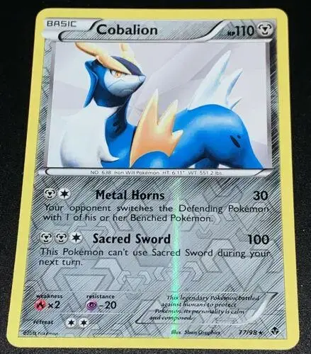 Cobalion [Reverse Holo] - Pokemon Emerging Powers #77