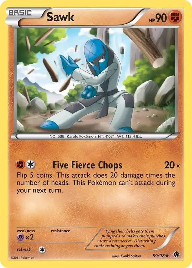 Sawk - Pokemon Emerging Powers #59