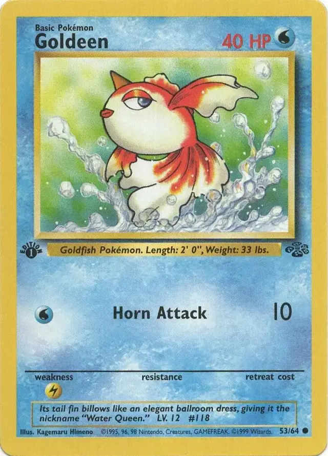 Goldeen [1st Edition] - Pokemon Jungle #53