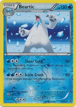 Beartic [Reverse Holo] - Pokemon Emerging Powers #30