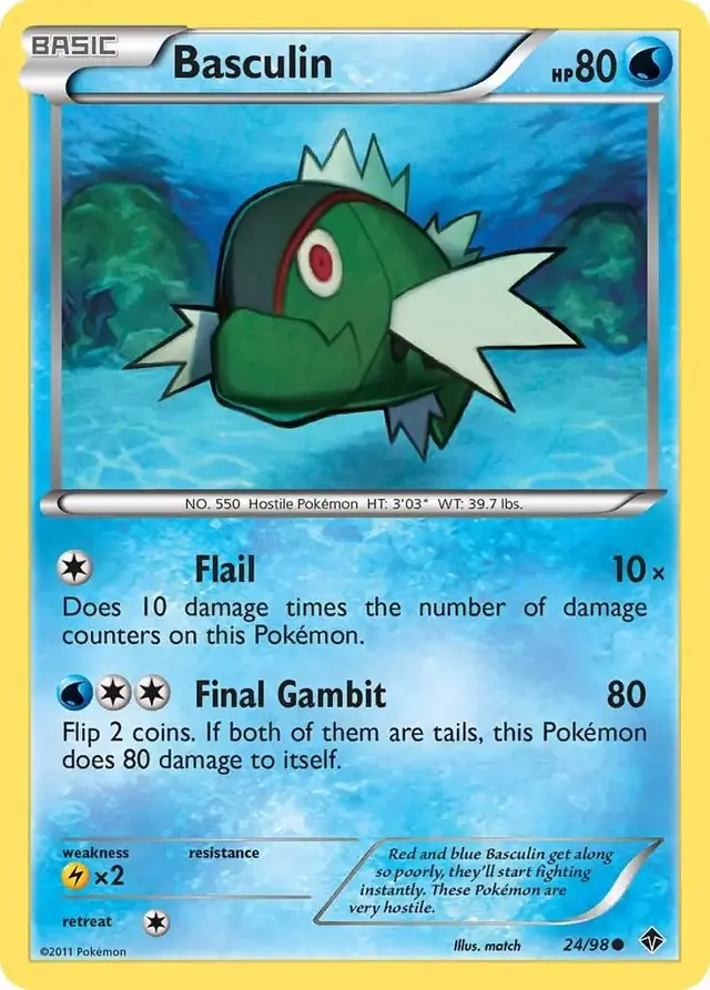 Basculin - Pokemon Emerging Powers #24