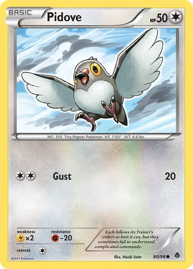 Pidove - Pokemon Emerging Powers #80