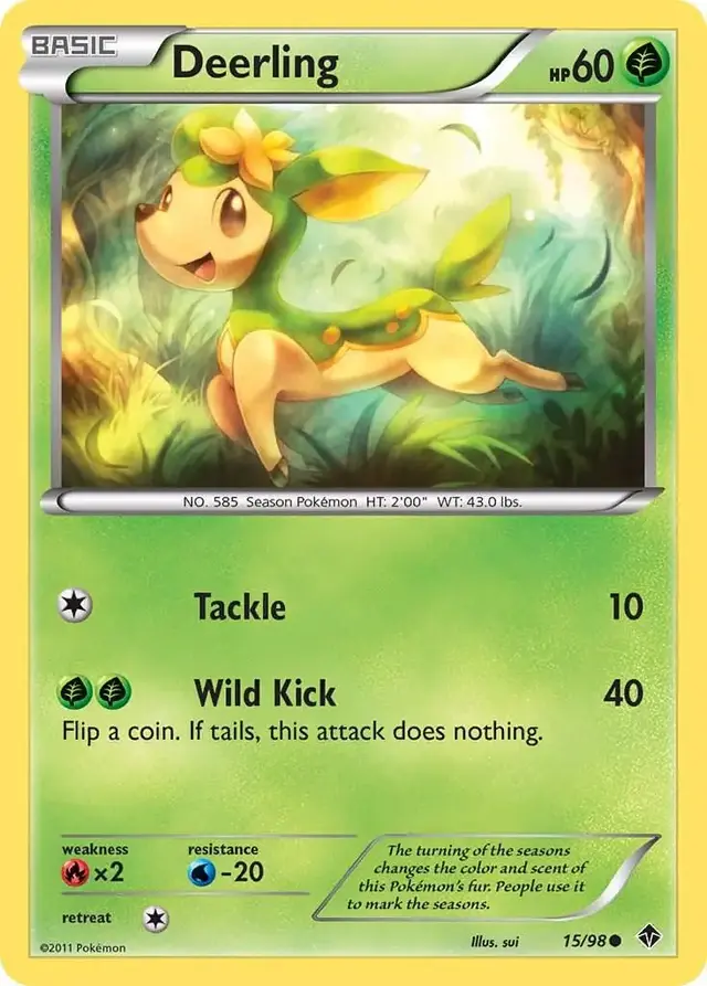 Deerling - Pokemon Emerging Powers #15