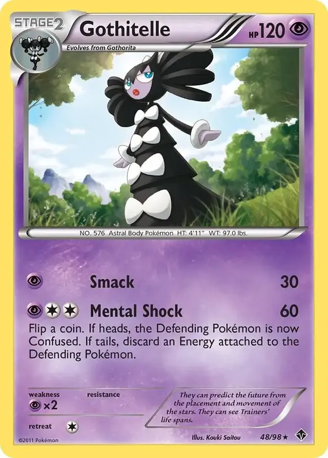 Gothitelle - Pokemon Emerging Powers #48