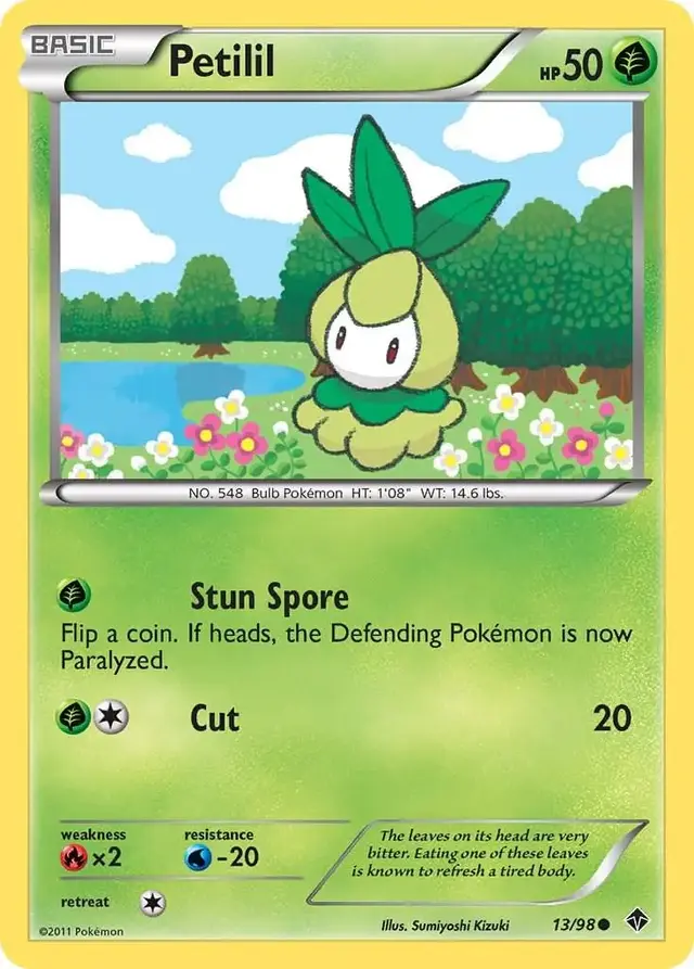 Petilil - Pokemon Emerging Powers #13
