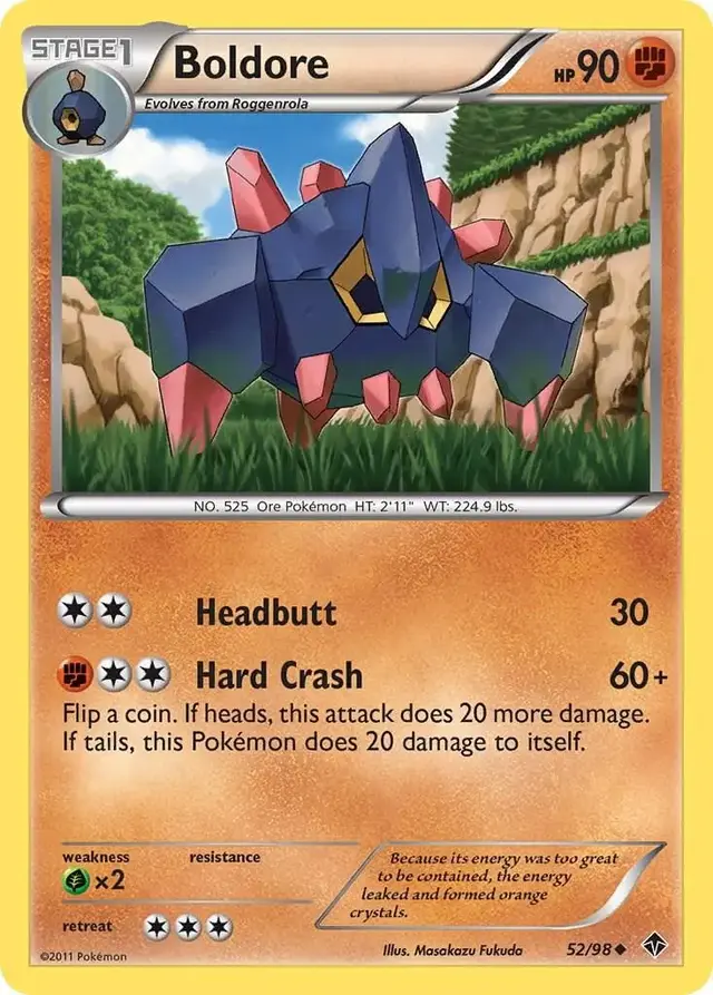 Boldore - Pokemon Emerging Powers #52
