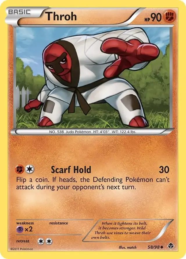 Throh - Pokemon Emerging Powers #58