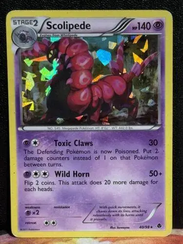 Scolipede [Cracked Ice] - Pokemon Emerging Powers #40