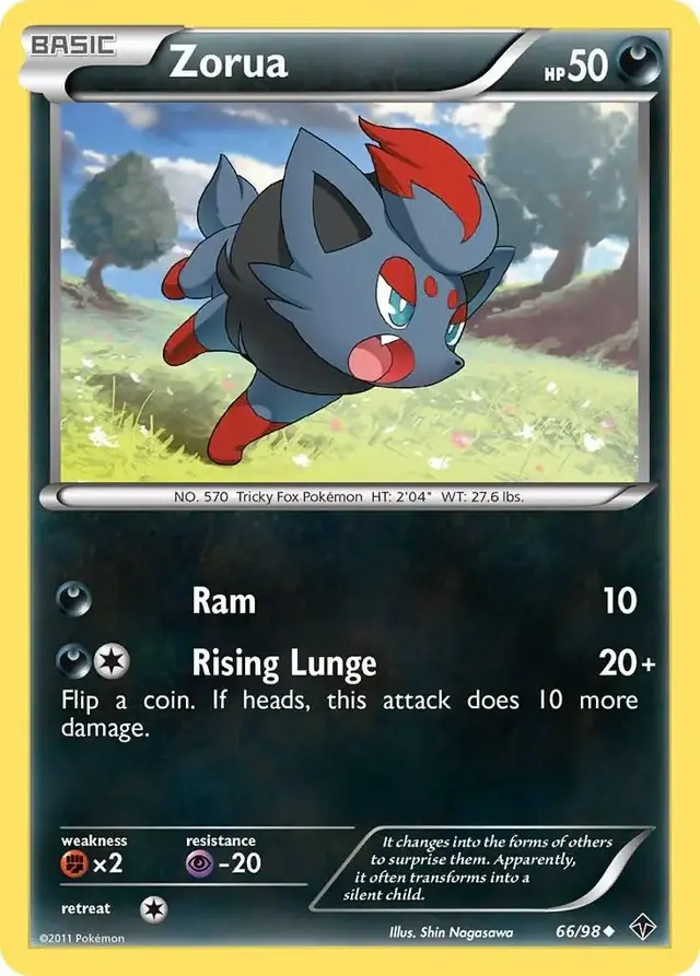 Zorua - Pokemon Emerging Powers #66
