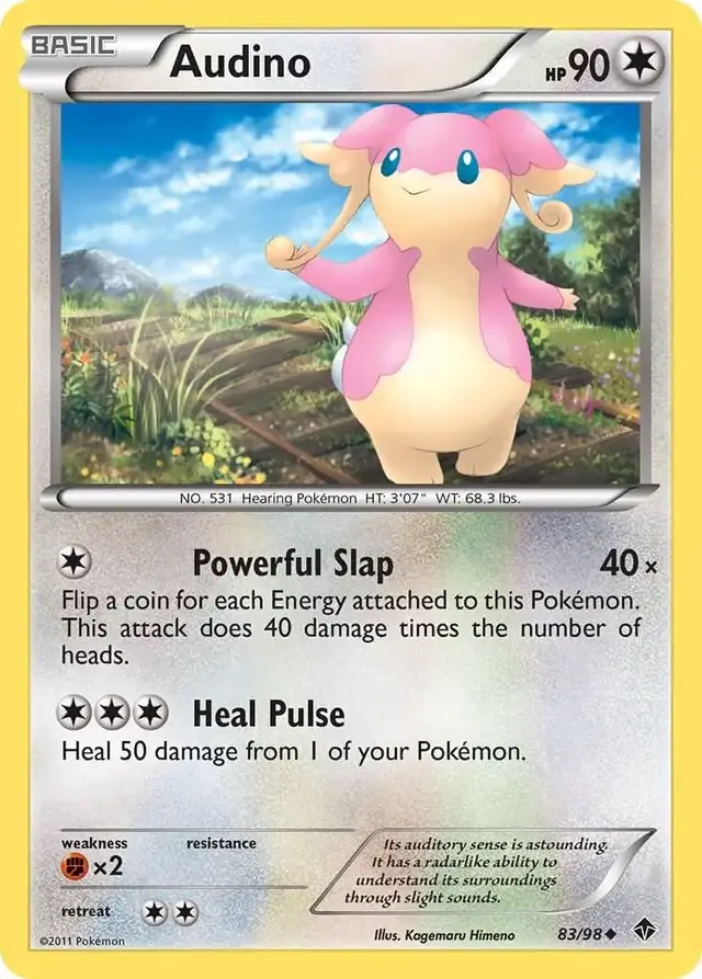Audino - Pokemon Emerging Powers #83