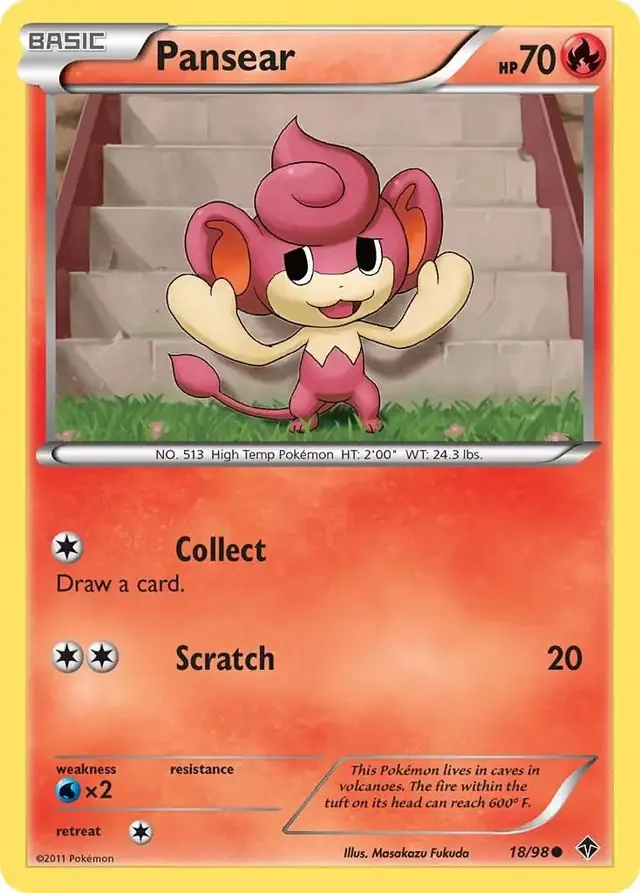 Pansear - Pokemon Emerging Powers #18