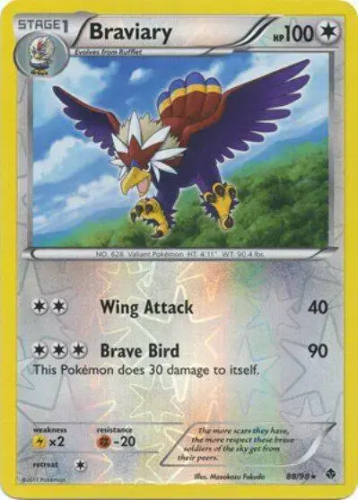 Braviary [Reverse Holo] - Pokemon Emerging Powers #88