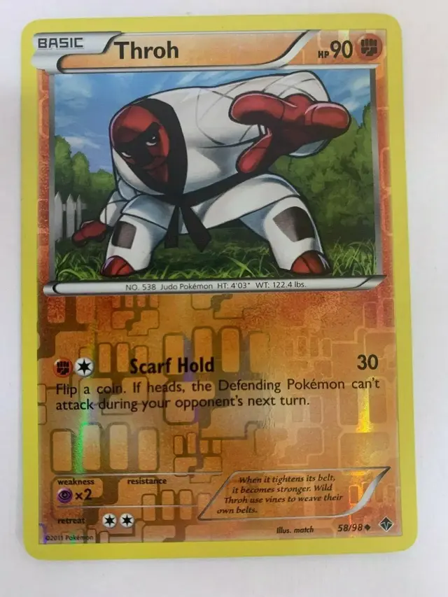 Throh [Reverse Holo] - Pokemon Emerging Powers #58
