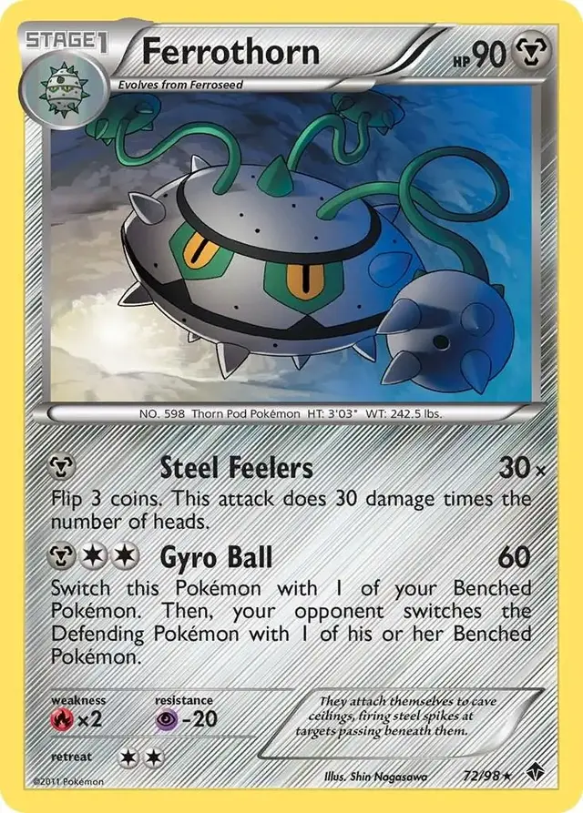 Ferrothorn - Pokemon Emerging Powers #72
