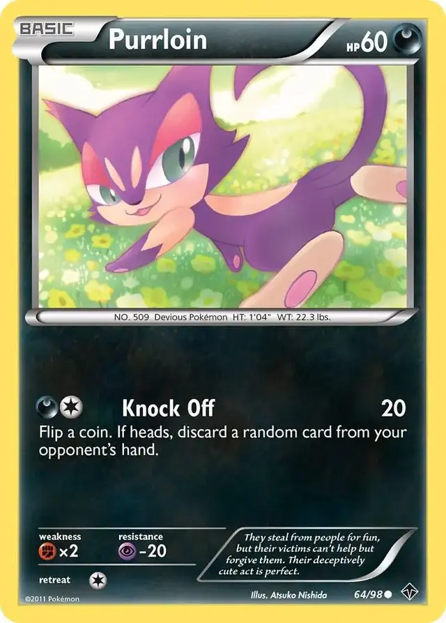 Purrloin - Pokemon Emerging Powers #64