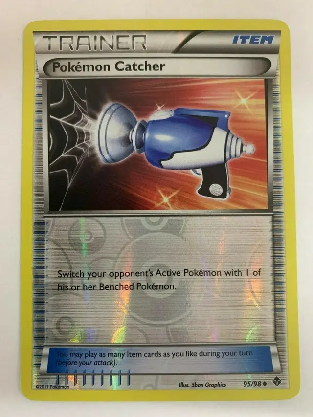 Pokemon Catcher [Reverse Holo] - Pokemon Emerging Powers #95