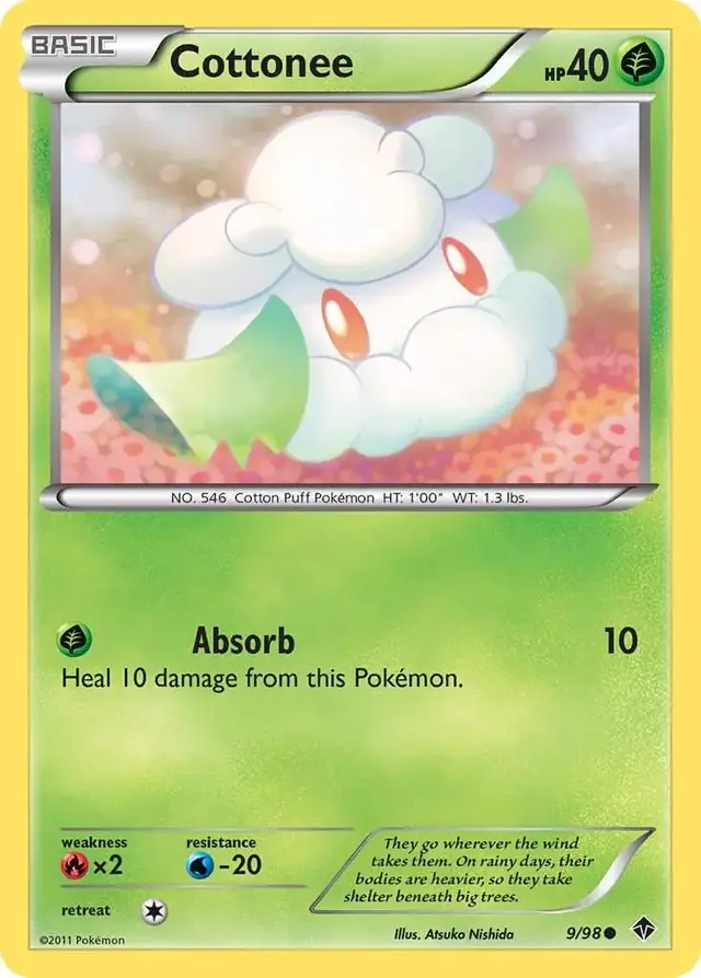 Cottonee - Pokemon Emerging Powers #9