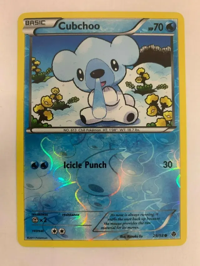 Cubchoo [Reverse Holo] - Pokemon Emerging Powers #29