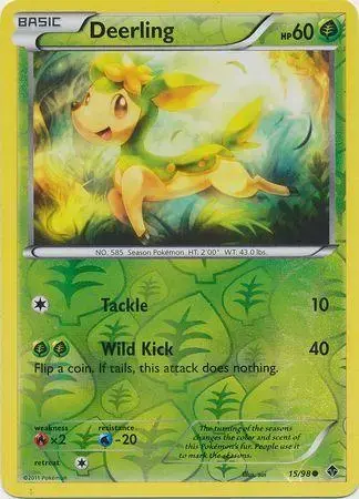 Deerling [Reverse Holo] - Pokemon Emerging Powers #15