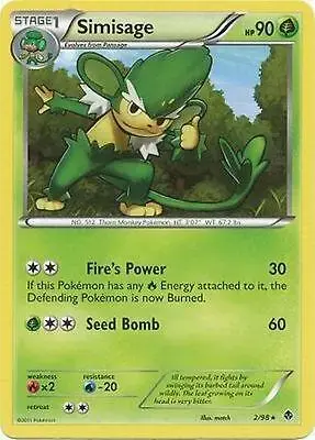 Simisage - Pokemon Emerging Powers #2