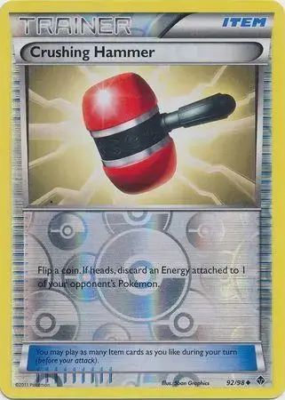 Crushing Hammer [Reverse Holo] - Pokemon Emerging Powers #92
