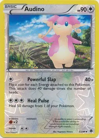 Audino [Reverse Holo] - Pokemon Emerging Powers #83