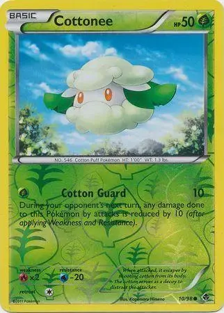 Cottonee [Reverse Holo] - Pokemon Emerging Powers #10