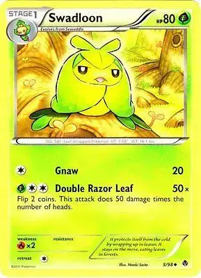 Swadloon - Pokemon Emerging Powers #5