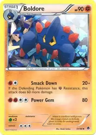Boldore [Cracked Ice] - Pokemon Emerging Powers #51