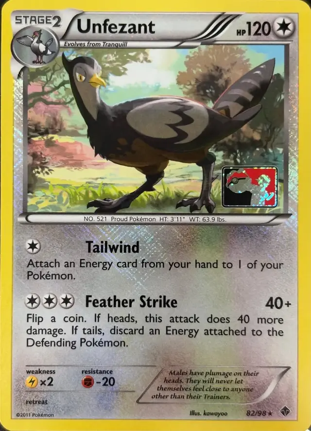 Unfezant [League] - Pokemon Emerging Powers #82